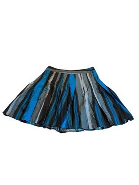 DKNYC pleated silk skirt